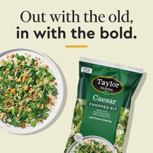 Taylor Farms® Caesar Chopped Salad Kit Bag Perspective: right