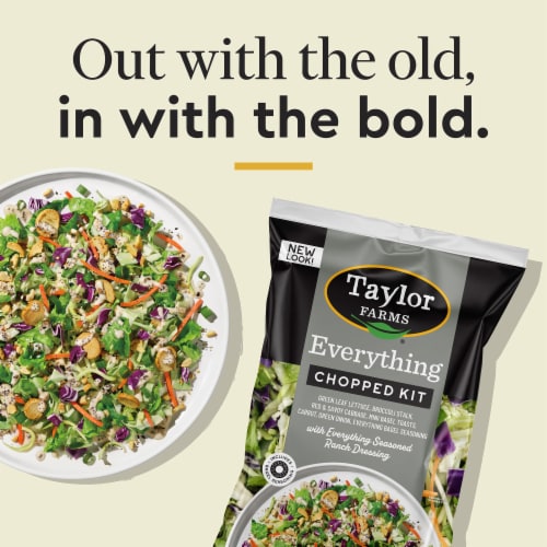 Taylor Farms® Everything Chopped Salad Kit Bag Perspective: right