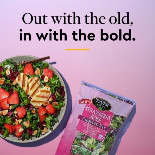 Taylor Farms® Strawberry Rose Chopped Salad Kit Perspective: right