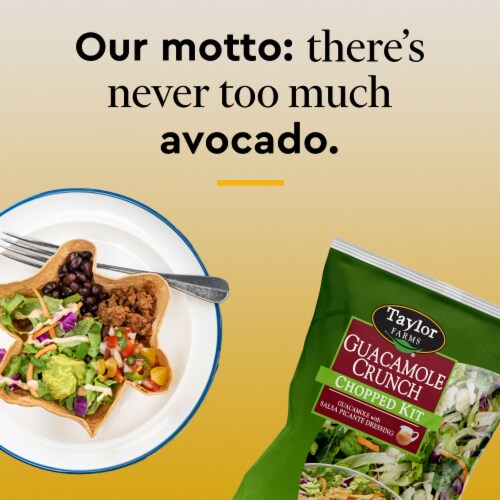 Taylor Farms® Guacamole Crunch Chopped Salad Kit Bag Perspective: right
