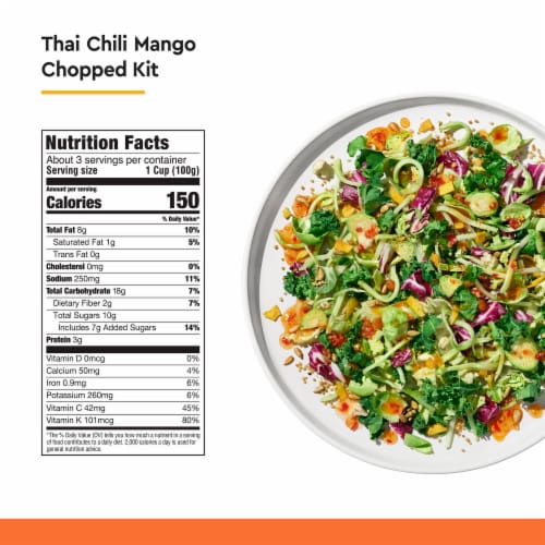 Taylor Farms® Thai Chili Mango Chopped Salad Kit Perspective: right