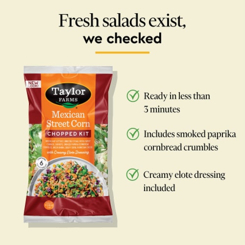 Taylor Farms® Mexican Street Corn Chopped Salad Kit Perspective: right