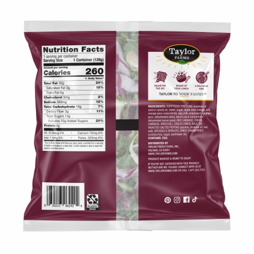 Taylor Farms Sweet Kale Mini Chopped Salad Kit Perspective: right