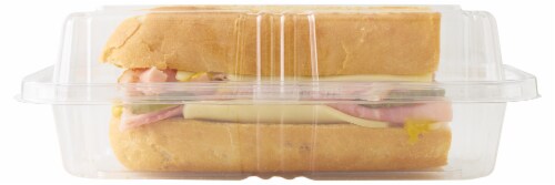 Cuban Pork & Ham Sandwich Perspective: right