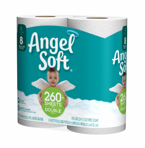 Angel Soft Double Roll Bath Tissue Perspective: right
