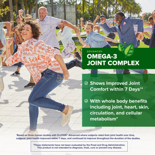 Osteo Bi-Flex Advanced Omega-3 Joint Complex, With Algae Oil, Joint Support Supplement Perspective: right