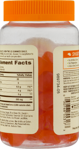 Sundown Naturals Co Q-10 Peach Mango Flavored Gummies Perspective: right