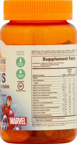 Sundown Kids Marvel Avengers Complete Multivitamin Gummies Perspective: right