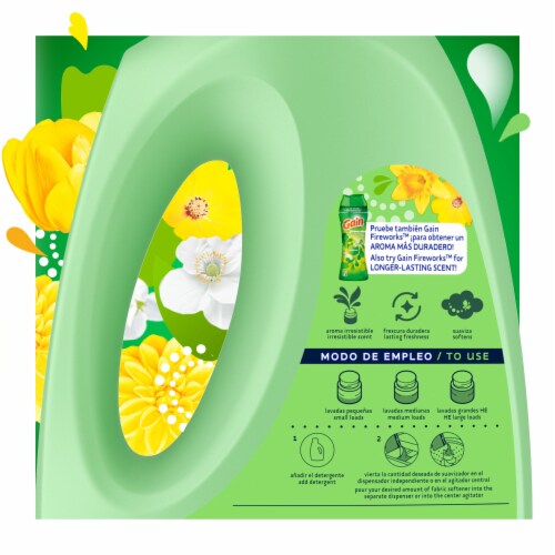 Gain Suaviante Sunflower Fresh Liquid Fabric Sotfener Non Concentrated Perspective: right