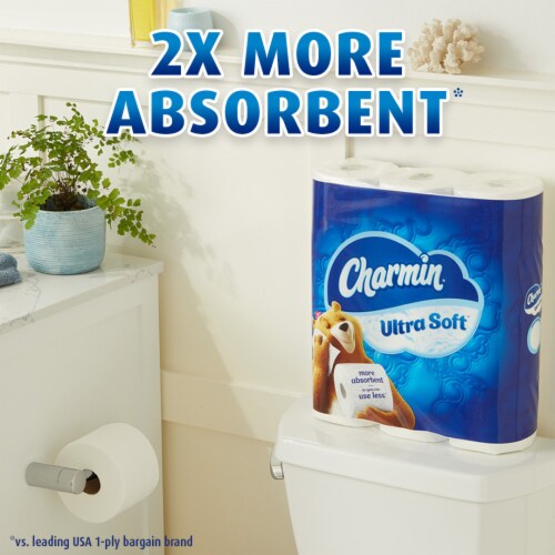 Charmin Ultra Soft Mega Roll Toilet Paper Perspective: right