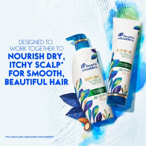 Head & Shoulders Supreme Sulfate Free Nourish & Smooth Shampoo Perspective: right