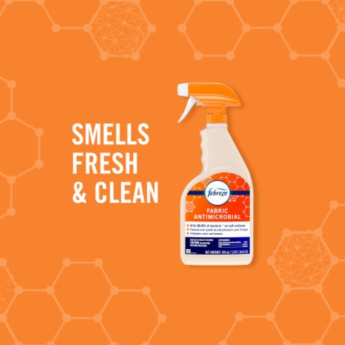 Febreze Fabric Antimicrobial Sanitizing and Odor-Fighting Fabric Spray Perspective: right