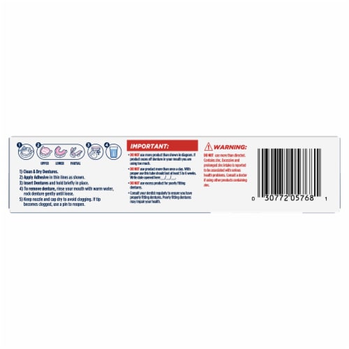 Fixodent Professional Ultimate Denture Adhesive Cream Perspective: right