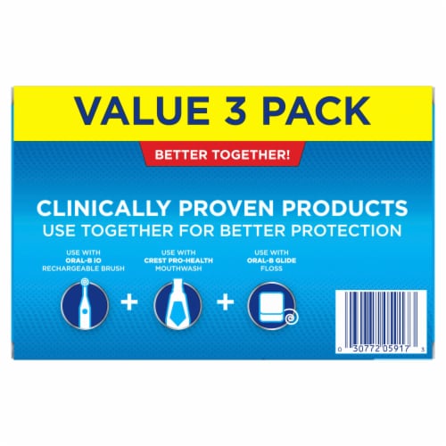 Crest Pro-Health Clean Mint Toothpaste Triple Pack Perspective: right