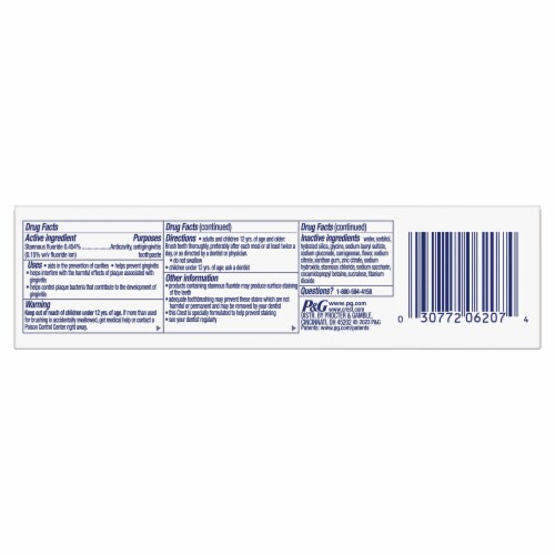 Crest Pro-Health Gum Detoxify and Restore Deep Clean Toothpaste Perspective: right