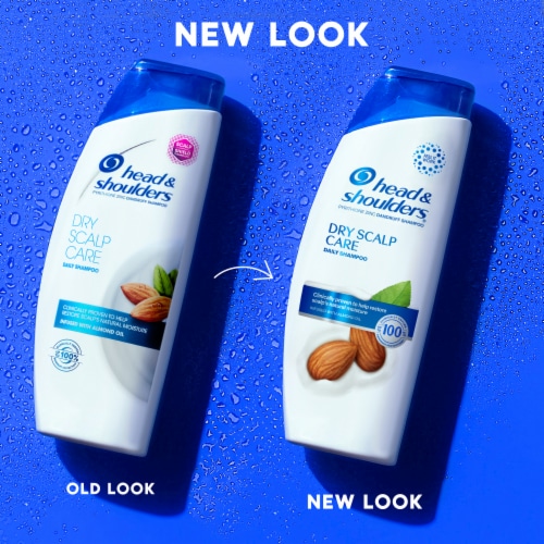Head and Shoulders Dandruff Shampoo, Dry Scalp Care with Almond Oil for Daily Use Perspective: right