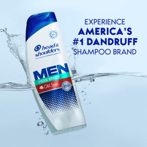 Head and Shoulders Old Spice Pure Sport Dandruff Shampoo Perspective: right