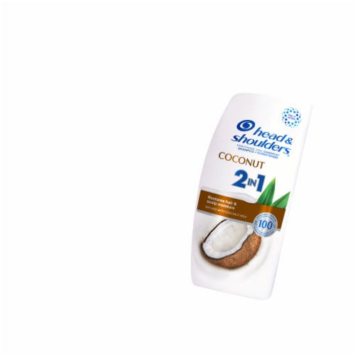 Head and Shoulders Dandruff 2 in 1 Shampoo and Conditioner, Coconut for Daily Use Perspective: right