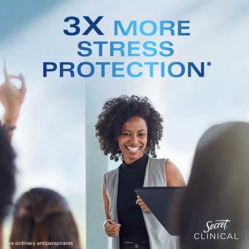 Secret Clinical Strength Stress Response Invisible Solid Antiperspirant and Deodorant Perspective: right