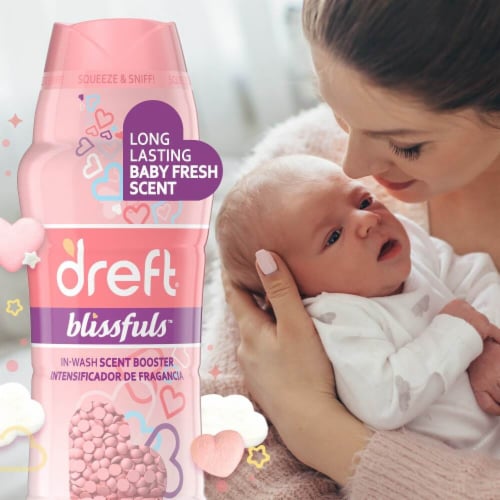 Dreft Blissfuls Baby Fresh Scent In-Wash Scent Booster Beads Perspective: right