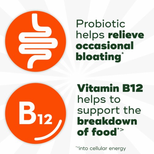 Align Bloating Relief + Food Digestion Probiotic Capsules Perspective: right