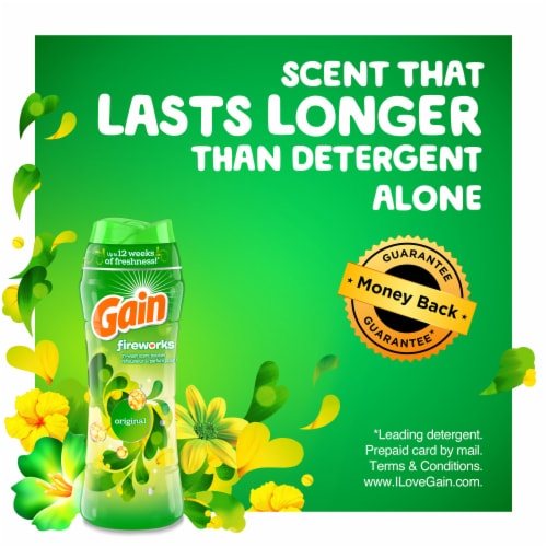Gain Fireworks Original In-Wash Scent Booster Beads Perspective: right