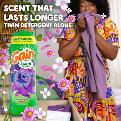 Gain Fireworks Moonlight Breeze In-Wash Scent Booster Beads Perspective: right