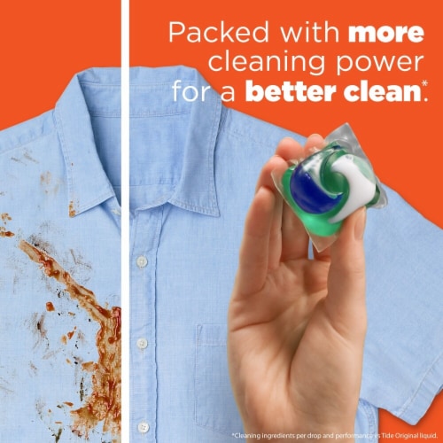 Tide PODS Original Liquid Laundry Detergent Pacs Perspective: right