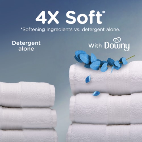 Downy Infusions Crisp Rain and Blue Eucalyptus Balance Fabric Softener Fabric Conditioner Perspective: right