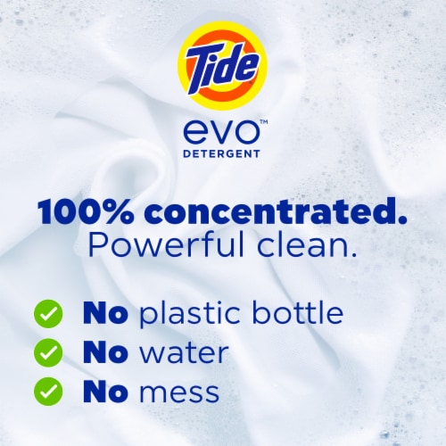Tide Evo Original Scent Laundry Detergent Sheet Perspective: right