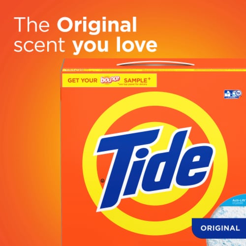 Tide Original Scent Powder Laundry Detergent Perspective: right