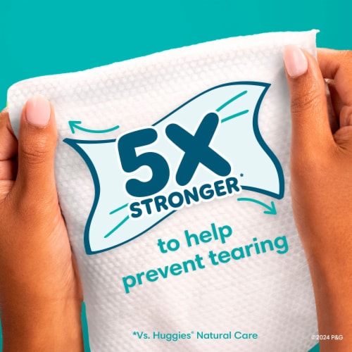 Pampers Free & Gentle Baby Wipes Perspective: right