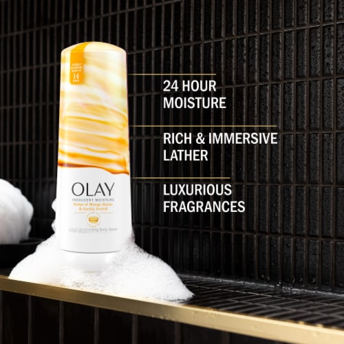 Olay Indulgent Moisture Body Wash with Mango Butter & Vanilla Orchid Perspective: right