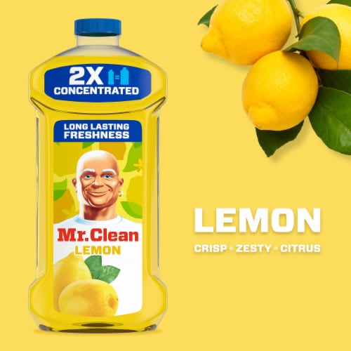 Mr. Clean Liquid Dilute 2X Concentrated Multi-Surface Cleaner Lemon Perspective: right
