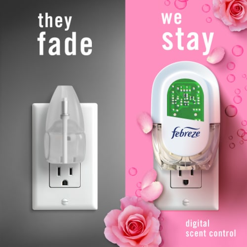Febreze Plug In Air Freshener Odor-Fighting Scented Oil Refill Romance & Desire Scent Perspective: right