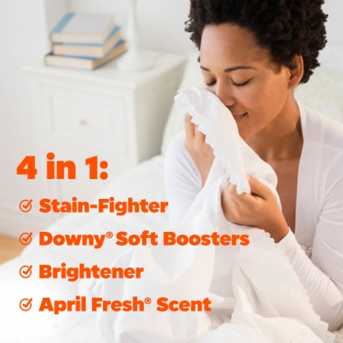 Tide Power Pods With Downy April Fresh Laundry Detergent Pods Perspective: right