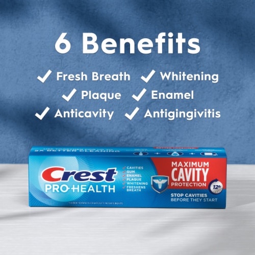 Crest Pro-Health Maximum Cavity Protection Toothpaste Perspective: right