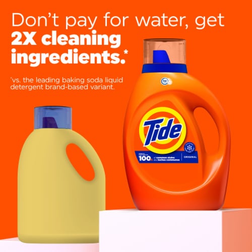 Tide HE Original Scent Liquid Laundry Detergent Perspective: right