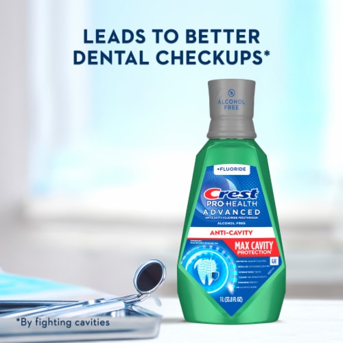 Crest Pro-Health Advanced Maximum Cavity Protection Mouthwash - Mild Mint Perspective: right