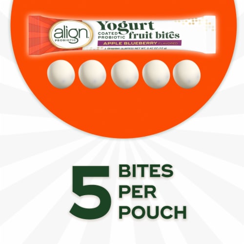Align Probiotic Yogurt Fruit Bites Perspective: right