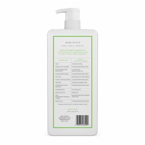 Native Lemon Blam & Bamboo Moisturizing Body Wash Perspective: right