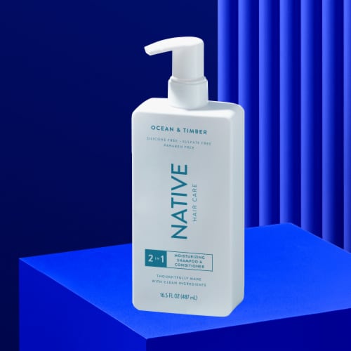 Native 2N1 Moisturizing Shampoo & Conditioner Ocean & Timber Scent Perspective: right