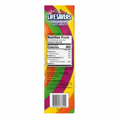 Life Savers® Lollipops Fruity Valentine's Day Candy Box, 25