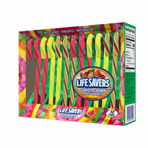 Life Savers® Fruity Candy Canes Holiday Box Perspective: right