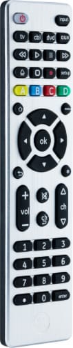 GE Designer Series 4 Device Universal Remote - Silver Perspective: right