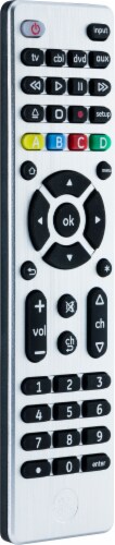 GE Designer Series 4 Device Universal Remote - Silver Perspective: right