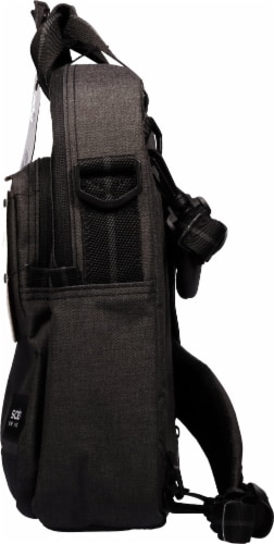 Solo Duane Hybrid Laptop Backpack Briefcase - Gray Perspective: right