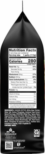Banquet® MEGA Spicy Frozen Crispy Chicken Filets Perspective: right