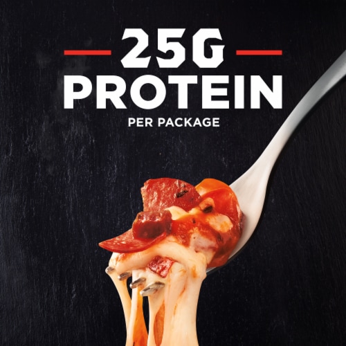 Banquet Mega Crustless Pepperoni Pizza Frozen Meal Perspective: right
