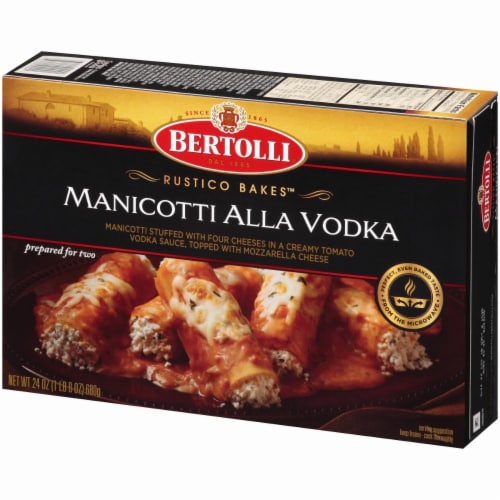 Bertolli Rustico Bakes Manicotti Alla Vodka Perspective: right
